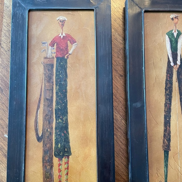 Vintage Bombay Company Golf Collage Wall Art - Picture 2 of 8